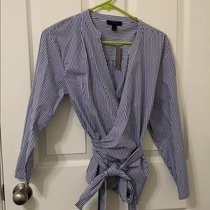 J Crew Wrap Shirt